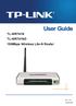 TL-WR741N TL-WR741ND 150Mbps Wireless Lite-N Router
