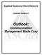 Outlook: Communication Management Made Easy