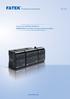 The Brand You Can Rely On. Economical and High-Quality PLC FATEK B1/B1z Series Micro-Programmable Controllers
