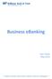 Business ebanking User Guide May 2015