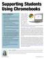 Supporting Students Using Chromebooks