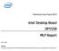 Intel Desktop Board DP55SB. MLP Report. Motherboard Logo Program (MLP) 8/31/2009