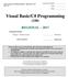 Visual Basic/C# Programming (330)