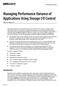 Managing Performance Variance of Applications Using Storage I/O Control