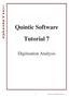 Quintic Software Tutorial 7