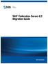 SAS Federation Server 4.2: Migration Guide
