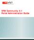 EFM Community 3.1 Portal Administration Guide