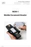 MDR-1 Mobile Document Reader