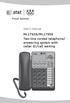 User s manual. ML17939/ML17959 Two-line corded telephone/ answering system with caller ID/call waiting