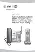 User s manual. CL84109/CL84209/CL84309 DECT 6.0 corded/cordless telephone/answering system with caller ID/call waiting