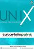 About the Tutorial. Audience. Prerequisites. Execute Unix Shell Programs. Copyright & Disclaimer. Unix