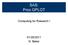 SAS: Proc GPLOT. Computing for Research I. 01/26/2011 N. Baker