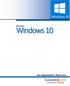 Microsoft. Windows 10. Your Organization s Name Here
