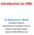 Introduction to UML Dr. Rajivkumar S. Mente