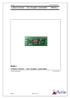 BV x64 Serial + I2C Graphic Controller. Product specification. Apr 2013 V0.a. ByVac Page 1 of 12