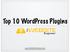 Top 10 WordPress Plugins.