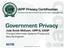 Government Privacy. Julie Smith McEwen, CIPP/G, CISSP Principal Information Systems Privacy and Security Engineer