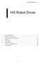 Hi5 Robot Driver. Hyundai Heavy Industries