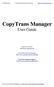 CopyTrans Manager User Guide