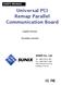 Universal PCI Remap Parallel Communication Board