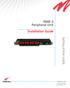 RMB-3 Peripheral Unit. Installation Guide INSTALLATION GUIDE WESTELL.COM. Westell Technologies Part # Rev. A
