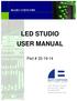 LED STUDIO USER MANUAL
