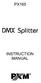 PX165. DMX Splitter INSTRUCTION MANUAL