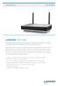 High-performance business VPN router with integrated VDSL/ADSL2+ modem and WLAN with up to 300 Mbps for secure site connectivity