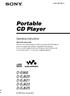 Portable CD Player D-E666 D-EJ620 D-EJ621 D-EJ623 D-EJ625. Operating Instructions (1)