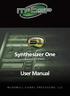 Synthesizer One Sound Synthesis. User Manual. McDOWELL SIGNAL PROCESSING, LLC