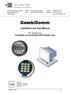 CombiComm. Installation and User Manual. PC Software for CombiStar pro/combistar RFID/ EloStar time
