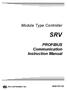 Module Type Controller SRV. PROFIBUS Communication Instruction Manual IMS01P07-E3 RKC INSTRUMENT INC.