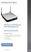 Wireless-G VPN Router with RangeBooster. Quick Install Guide