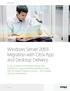 Windows Server 2003 Migration with Citrix App and Desktop Delivery