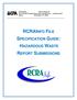RCRAINFO FILE SPECIFICATION GUIDE: HAZARDOUS WASTE REPORT SUBMISSIONS