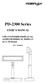 PD-2300 Series USER S MANUAL. VFD CUSTOMER DISPLAY for ALPHANUMERICAL DISPLAY in 2 x 20 format. Rev. : Original