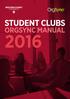 STUDENT CLUBS ORGSYNC MANUAL