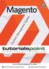 About the Tutorial. Audience. Prerequisites. Copyright & Disclaimer. Magento