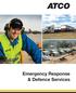 Emergency Response & Defence Services