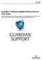 Guardian Software Update Delivery Service User Guide