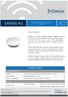 EAP600 AU Datas heet Version SOFTWARE FEATURES. Dual Band Long Range Ceiling Mount Access Point PRODUCT OVERVIEW