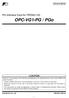 OPC-VG1-PG / PGo. PG Interface Card for FRENIC-VG. Instruction Manual