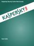 Kaspersky Security Center Web-Console