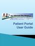 Patient Portal User Guide