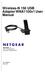 Wireless-N 150 USB Adapter WNA1100v1 User Manual. NETGEAR, Inc. 350 E. Plumeria Drive San Jose, CA USA