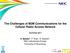 The Challenges of M2M Communications for the Cellular Radio Access Network
