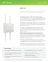 MR74. Datasheet MR74. Dual-band 2x2 MIMO ac Wave 2 access point with separate radios dedicated to security, RF Management, and Bluetooth