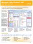Microsoft Office Outlook 2007 Quick Reference Card