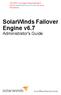 SolarWinds Failover Engine v6.7