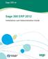 Sage 300 ERP Installation andadministration Guide
